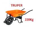 CARRETILLA TRUPER 220KG TOMATE R/NEUMATICA