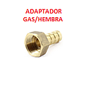 CONECTOR ADAPTADOR GAS 3/8 HEMBRA