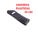 AMARRAS NEGRAS PLASTICAS  25 CMTS