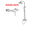 DUCHA MONOM. ESQUELETO CON REGADERA RONDE MATE (BD01002M) (2 años garantía fab)