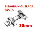 BISAGRA NIQUELADA RECTA 35MM   (UN PAR)