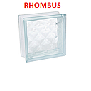 BLOQUE DE VIDRIO 19X19 RHOMBUS/JEWEL DZ17