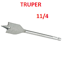 BROCA PLANA MADERA TRUPER  30MM (1 1/4)   (492922)