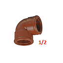 CODO ROSCABLE 1/2 X 90   PLASTIGAMA