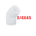 CODO PEGABLE 3/4 X 45 LASCO