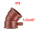 CODO 1/2 X 45 IPS ********