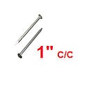 CLAVOS 1" CON CABEZA  ( 1X16 ) ( 25X1.70 )