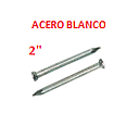 CLAVOS ACERO BLANCO  2"  -  (# 7 X 50 M/M)