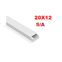 CANALETA 20X12 SIN ADHESIVO DX BLANCA (2MTS)