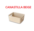 CANASTILLA RATAN #1 BEIGE