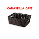 CANASTILLA RATAN #3 CAFE