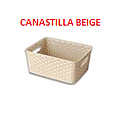 CANASTILLA RATAN #3 BEIGE