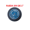 RUEDA CARRETILLA S/EJE 1" AZUL T/SIDEC  13"-RUEDA