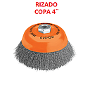 CEPILLO COPA RIZADO 4"X5/8" TRUPER
