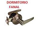 CERRAD. DORMITORIO BRONCE ANTIGUO MANIJA FANAL