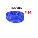 CABLE FLEXIBLE # 14 INCABLE ECON. AZUL - 100 MTS