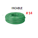 CABLE FLEXIBLE # 14 INCABLE ECON. VERDE - 100 MTS
