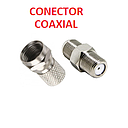 CONECTOR Y UNION COAXIAL KIT (2 PIEZAS)