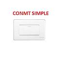 CONMUTADOR SIMPLE 125/250V BLANCO AQUA MAVIJU (10 años garantía fab)