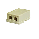 CAJA TELEFONO SOBREPUESTA 2 SERVICIO / DOBLE