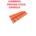 CUMBRERO PRINCIPAL P/TEJA ESPAÑOLA 1.05 MTR NARANJA