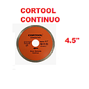 DISCO DIAMANTE 4.5" CONTINUO CORTOOL
