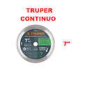 DISCO DIAMANTE 7" CONTINUO TRUPER
