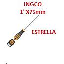 DESARMADOR ESTRELLA1" X 75 MM  INGCO (HS68PH1075)