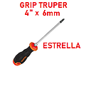 DESARMADOR ESTRELLA 4" X 6MM TRUPER GRIP