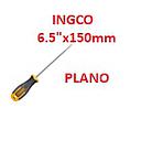DESARMADOR PLANO 6.5" X 150 MM  INGCO (HS686150)
