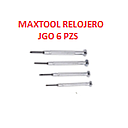 SET DESARMADORES RELOJERO 6 PZAS MAXTOOL