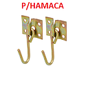 GANCHO HAMACA ZINCADO (UN PAR)