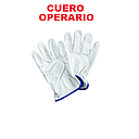 GUANTES DE CUERO PARA OPERARIO  -  CORTOS