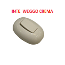 INTERRUPTOR SOBREPUESTO WEGGO CREMA