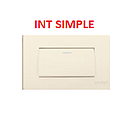 INTERRUPTOR SIMPLE 125/250V MARFIL AQUA MAVIJU