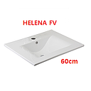 (1 PIEZA) LAVABO BLANCO HELENA (60 CM) EMPOTRABLE FV (E335)