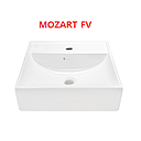 LAVABO BLANCO MOZART PARA MESON FV (E324)