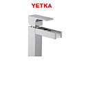 MEZCLADORA MONOCOMANDO LAVABO CHORRO CASCADA YETKA (125.272)