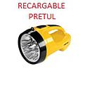 LINTERNA RECARGABLE 1 LED TOOLCRAFT