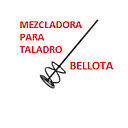 MEZCLADOR DE MATERIALES T/HELICE BELLOTA