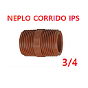 NEPLO CORRIDO 3/4"   IPS *******