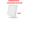 PANEL SOBREP CUADRADO BLANCO 24W BELLALUX LAMPARA 27.5cm X 27.5cm