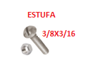 PEES-3/8X3/16   PERNOS ESTUFA