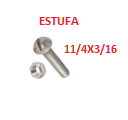 PEES-11/4X3/16   PERNOS ESTUFA