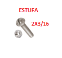 PEES-2X3/16        PERNOS ESTUFA