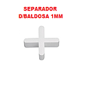 SEPARADOR D/BALDOSA CRUZ 1MM / 200 UNIDADES