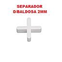 SEPARADOR D/BALDOSA CRUZ 2MM / 200 UNIDADES