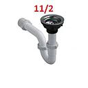 SIFON 11/2X31/2 COMPLETO PARA FREGADERO CANASTILLA FV (E246.06A.01 DHCR)