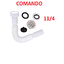 SIFON FLEXIBLE ACORDEON 11/4" COMANDO