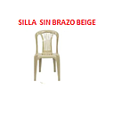 SILLA PICA PERUGIA SIN BRAZO BEIGE